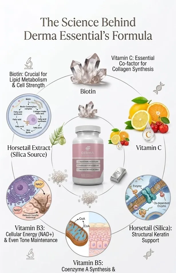  Derma Essential Ingredients Laboratory Research