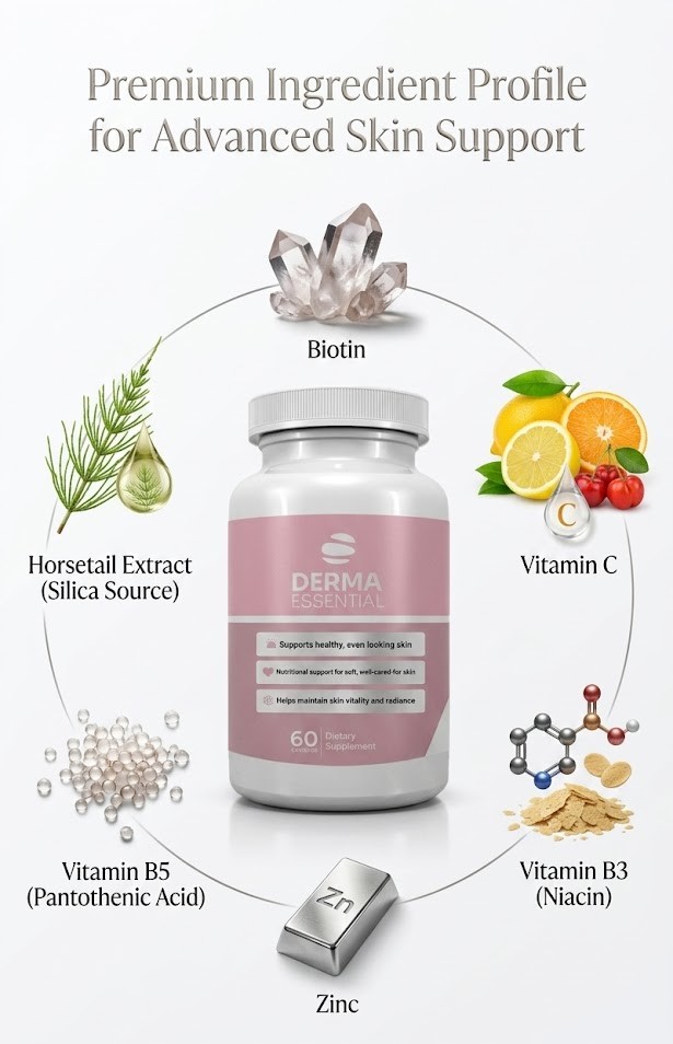  Derma Essential Supplement Formula Banner